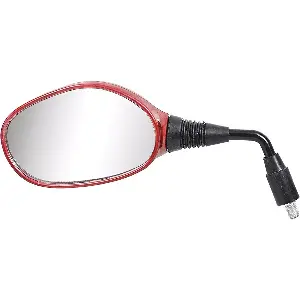 Uno Minda Rv-5011l-cred shatterproof Rear View Mirror (cb.red) For Hero Glamour