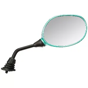 Uno Minda Rv-5013rh-grn shatterproof Rear View Mirror (green) for Hero Pleasure