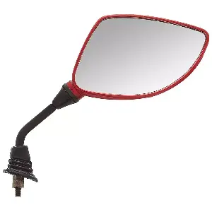 Uno Minda Rv-5021r-sred Shatterproof Rear View Mirror Sports Red For Hero Passion Xpro