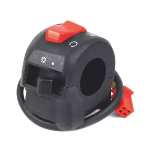 Uno Minda Sw-0666l Handle Bar Switch Kick Start With Wire Coupler For Tvs-fiero Upg