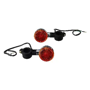 Uno Minda Td-5047 Amber Lens Blinker Lamp Assembly For Bajaj Avenger Front Lh/rh