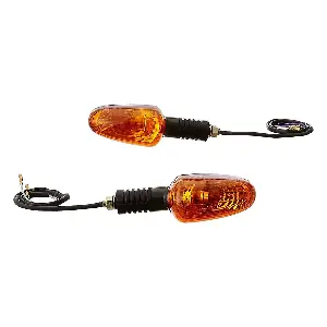 Uno Minda Td-5049a Amber Lens Blinker Lamp Assembly Rear Lh/rh For Tvs Star Sport (set Of 2 Pcs)