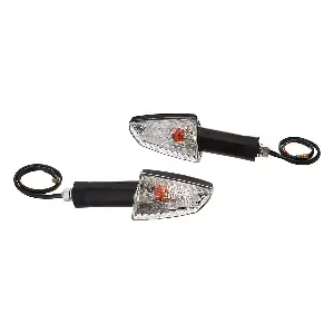 Uno Minda Td-5059a Natural Lens Blinker Lamp Assembly Rear Lh/rh For Hero Splendor I-smart (set Of 2 Pcs)