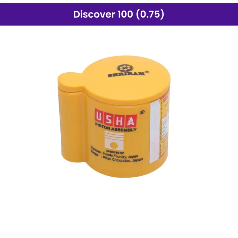 Usha Piston Kit (0.75) For Discover 100 - Image 2