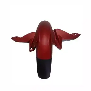 Genuine Front Mudguard Red For Tvs Apache Rtr200 4v Om