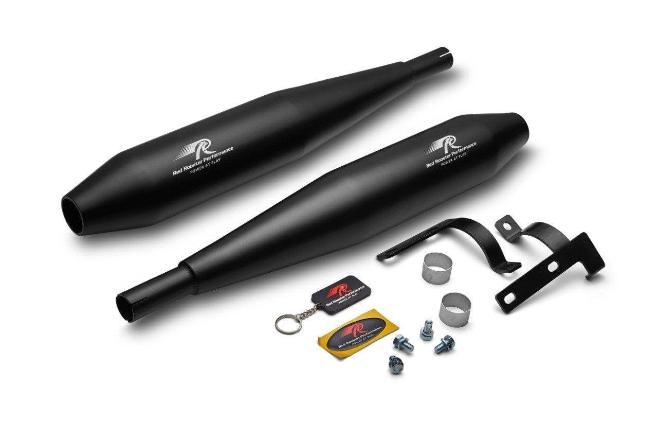 Yezdi Roadster Jawa 42 classic Red Rooster Celesta PRO Performance Exhaust