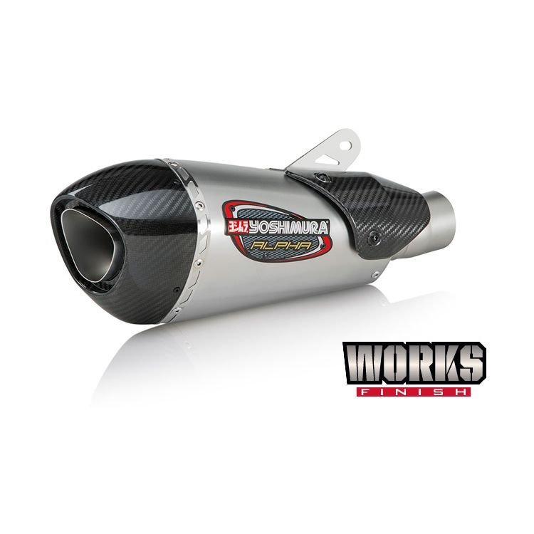 Yoshimura Alpha T Works Street Slip-On Exhaust For Kawasaki Z900 2020